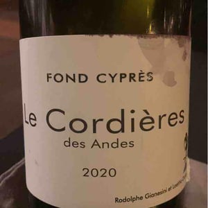 Le Cordières Des Andes - Fond Cyprès - Rodolphe Gianesini & Laetitia Ourliac -2020