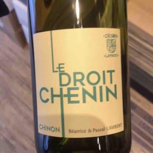 Le Droit Chenin - Domaine Lambert - beatrice-pascal-lambert