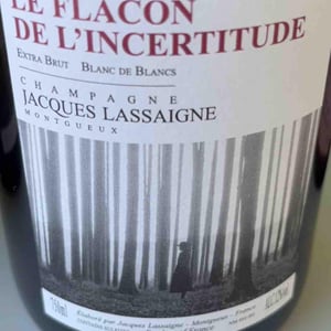 Flacon De L'incertitude - Champagne Jacques Lassaigne - Emmanuel Lassaigne 