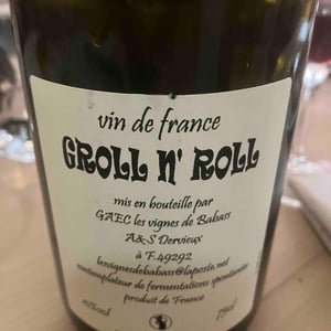 Le Groll'n Roll - Les Vignes de Babass - Sebastien Dervieux 