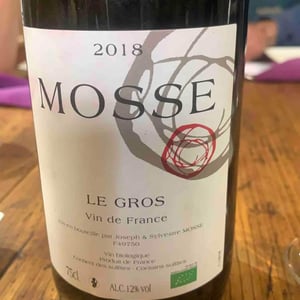Le Gros - Domaine Mosse - sylvestre-joseph-mosse
