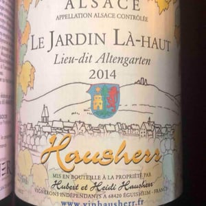 Le Jardin Là Haut Lieu-dit Altengarten - Vin Hausherr - Hubert & Heidi Hausherr 