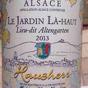 Vin Hausherr - Hubert & Heidi Hausherr - Le Jardin Là Haut Lieu-dit Altengarten