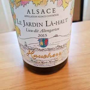 Vin Hausherr - Hubert & Heidi Hausherr - Le Jardin Là Haut Lieu-dit Altengarten