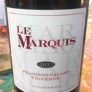 Le Marquis - Domaine Vallot - Le Coriançon - anais-francois-vallot