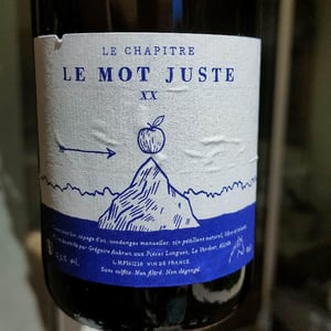 Le Mot Juste - Le Chapitre - Gregoire Aubrun -2020