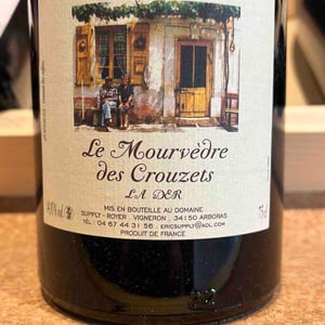 Le Mourvèdre Des Crouzets - Domaine Supply Royer - Éric Supply -2021