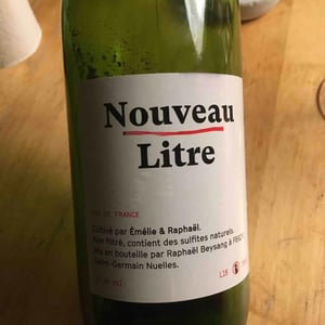 Lapins Des Vignes - Raphaël Beysang & Emélie Hurtubise - Le Nouveau Litre