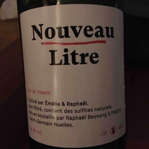 Lapins Des Vignes - Raphaël Beysang & Emélie Hurtubise - Le Nouveau Litre