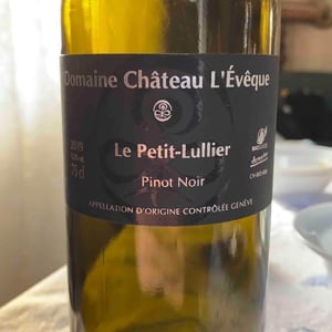 Pinot Noir « Le Petit-Lullier » - Domaine Château L'Evêque - Martine et Alexandre Mévaux 