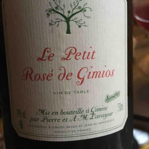 Le Petit Rosé de Gimios 2016