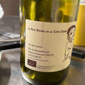 Le Petit Rouge de la Cote Ouest - Marie et Vincent Tricot - vincent-et-marie-tricot