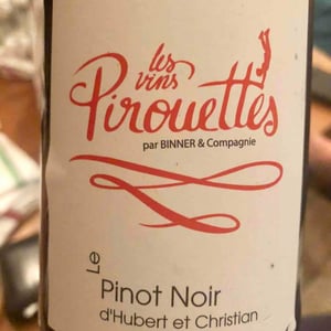 Les Vins Pirouettes - Pierre Sanchez, Rémi Ségura & Xavier Couturier - Le Pinot Noir d'Hubert & Christian