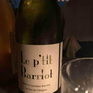 Le P'tit Barriot Blanc - Clot de l'Origine - marc-caroline-barriot