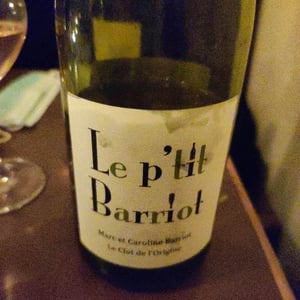 Le P'tit Barriot Blanc - Clot de l'Origine - marc-caroline-barriot