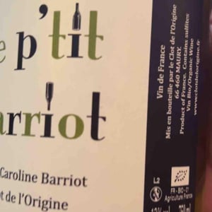 Clot de l'Origine - Marc & Caroline Barriot - Le P'tit Barriot Blanc