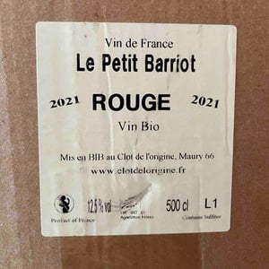 Le P'tit Barriot Rouge - Clot de l'Origine - marc-caroline-barriot