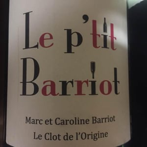 Le P'tit Barriot Rouge - Clot de l'Origine - marc-caroline-barriot