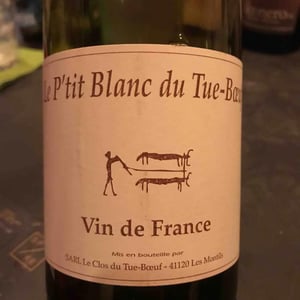 Le P'tit Blanc du Tue-Boeuf - Clos du Tue-Bœuf - zoe-louise-thierry-puzelat