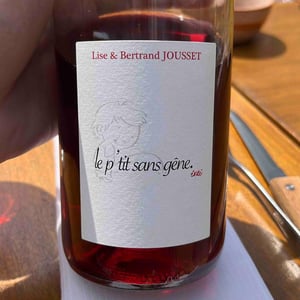 Le P'tit Sans Gêne - Domaine Jousset - Lise & Bertrand Jousset 