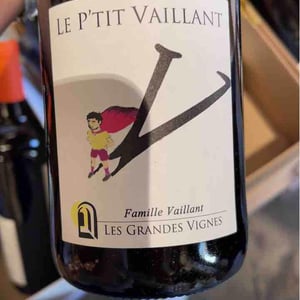 Le P'tit Vaillant Rouge (5L) - Les Grandes Vignes - laurence-dominique-jean-francois-vaillant