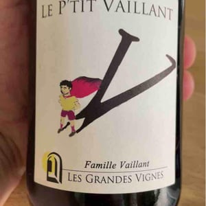 Le P'tit Vaillant Rouge (5L) - Les Grandes Vignes - laurence-dominique-jean-francois-vaillant