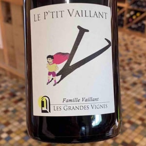 Le P'tit Vaillant Rouge (5L) - Les Grandes Vignes - Laurence, Dominique & Jean-François Vaillant 