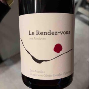 Le Rendez-vous des Acolytes - Domaine Des Accoles - florence-olivier-leriche