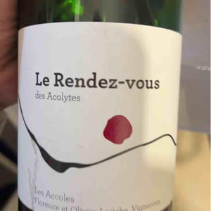 Le Rendez-vous des Acolytes - Domaine Des Accoles - florence-olivier-leriche