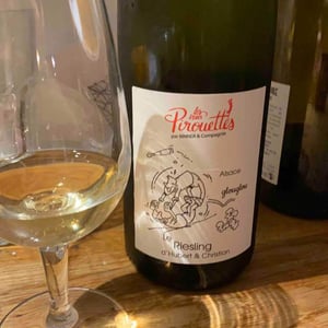 Riesling Glou Glou d'Hubert & Christian - Les Vins Pirouettes - Pierre Sanchez, Rémi Ségura & Xavier Couturier -2017