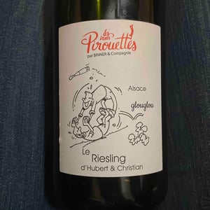 Les Vins Pirouettes - Pierre Sanchez, Rémi Ségura & Xavier Couturier - Riesling Glou Glou d'Hubert & Christian
