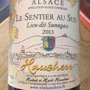 Vin Hausherr - Hubert & Heidi Hausherr - Lieu-dit Sunngass Le Sentier Au Sud