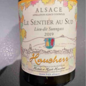 Lieu-dit Sunngass Le Sentier Au Sud - Vin Hausherr - Hubert & Heidi Hausherr 