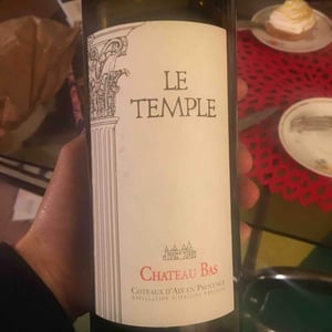 Le Temple (blanc) - Château Bas - Philippe Pouchin 
