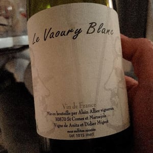 Le Vaoury Blanc - Domaine Mouressipe - Pierre Saakovidi 