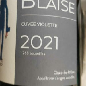 Le vin de Blaise - Cuvée Marguerite - Le Vin de Blaise - stephanie-rougnon