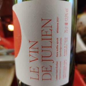 Le Vin De julien - Chateau Haut Gazeau - Domaines Juzan - julien-et-philippe-juzan -2021