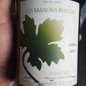 Les Maisons Rouges - Julien Peltier, Elisabeth et Benoît Jardin - Jasnières L'Eclos