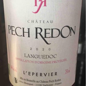 L'Epervier Rosé - Château Pech Redon - Christophe Bousquet 