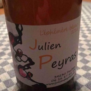 L'Éphémère Blanc - La Dame Jeanne - Julien Peyras 