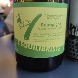 Domaine de la Cras - Marc Soyard - L'equilibriste blanc
