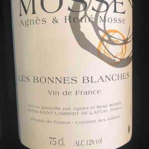 Domaine Mosse - Sylvestre & Joseph Mosse - Les Bonnes Blanches