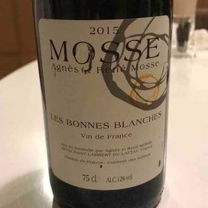 Domaine Mosse - Sylvestre & Joseph Mosse - Les Bonnes Blanches