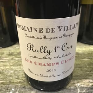 Les Champs Cloux, Rully 1er Cru - Domaine De Villaine - aubert-de-villaine-thierry-devaux-pierre-de-benoist -2018