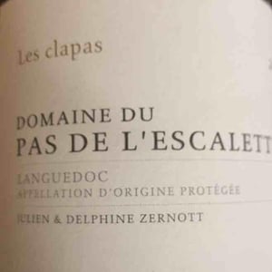 Les clapas - Domaine du Pas de L'Escalette - julien-delphine-zernott