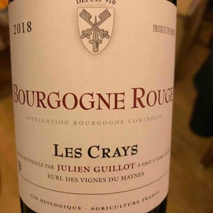 Clos des Vignes du Maynes - Julien Guillot - Les Crays
