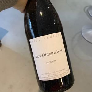 Les Dimanches Carignan - Domaine des Dimanches - emile-heredia -2018