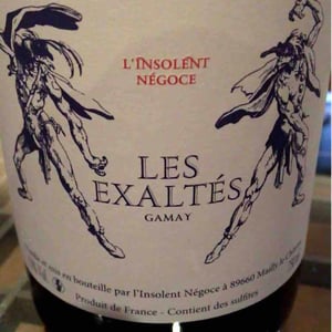 Les Exaltés - Chai L'insolent - François Ecot 