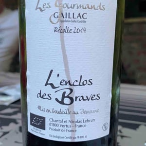 Les Gourmands (rouge) - L'enclos Des Braves - Chantal & Nicolas Lebrun 