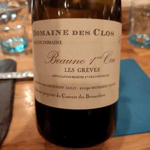 Les Greves - Domaine Des Clos - couvent-des-bernadines